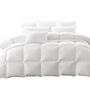 NNEIDS 700GSM All Season Goose Down Feather Filling Duvet in Super King Size
