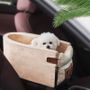 NNEOBA Portable Cat Dog Bed Travel Central Control Car Safety Pet Seat Transport Dog Carrier Protector For Small Dog Chihuahua