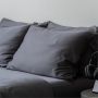 Weavve Home Lyocell Pillow Case Pair | TENCEL Bed Sheets Collection Slate Grey