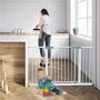 Costway70-119CM Adjustable Baby Safety Gate BE10009WH