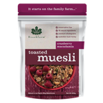 Brookfarm Toasted Muesli 500g - Macadamia & Cranberry