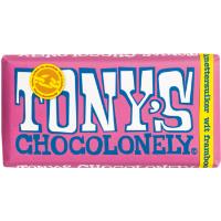 Tony's Chocolonely Blocks 180g - White Chocolate Raspberry Popping Candy