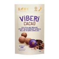Viberi New Zealand Organic Blackcurrant Berries 90g - Cacao