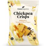 Ceres Organic Chickpea Crisps 100g - Turmeric & Black Pepper