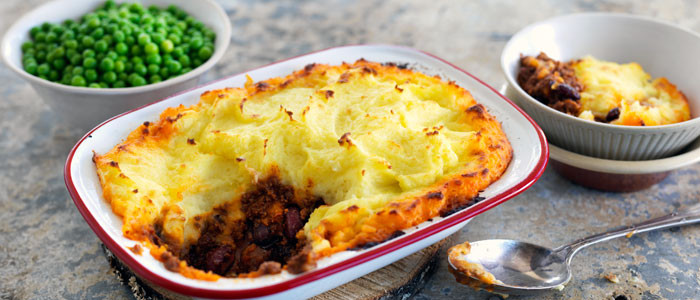 Mexican Beef and Beans Cottage Pie