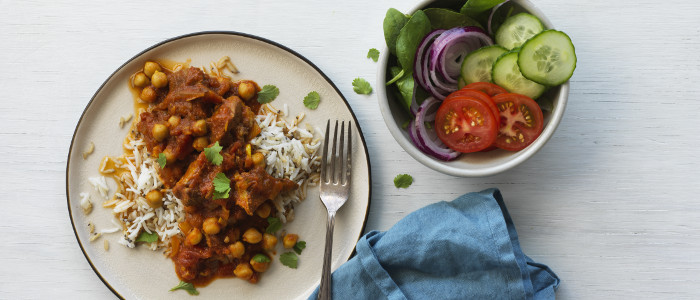Slow Cooked Indian Lamb and Chickpea Curry