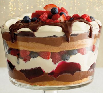 Wonderful Double Choc Berry Trifle