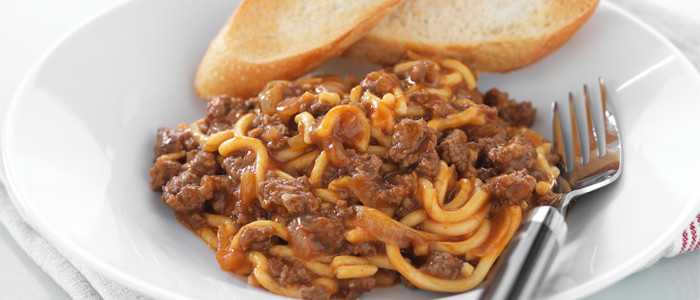 Savoury Mince and Spaghetti