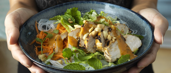 Warm Thai Chicken & Noodle Salad