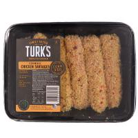 Turk's Turks Corn Fed Sausages Crumbed 450g