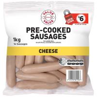 Countdown Sausages Precooked Cheese 1kg