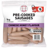 Countdown Sausages Precooked Chinese Honey 1kg