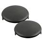 Nneags 2X 33CM Reversible Round Cast Iron Induction Crepes Pan Baking Cookie Pancake Pizza Bakeware