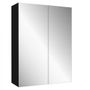 Vogue Riva Mirror Cabinet * 2 Doors * 600mm * Black Walnut - 262601