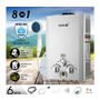 Maxkon 520L/Hr Portable Outdoor Gas LPG Instant Shower Water Heater - Silver