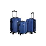 milano abs luxury shockproof luggage 3 piece set