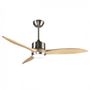 Suva DC FAN NATURAL TIMBER WITH LED LIGHT 122CM