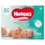 Huggies Baby Wipes Fragrance Free Mega 400s