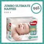 Huggies Ultimate Nappies Size 2 Unisex Jumbo 96s (Infant)