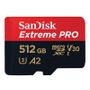 SanDisk Extreme Pro UHS-I U3 V30 A2 MicroSDXC Class 10 200MB/s 512GB