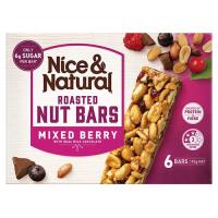 Nice & Natural Nut Bar Muesli Bars Mixed Berry 192g (32g x 6pk)