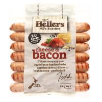 Hellers Sausages Cheese & Bacon Precooked prepacked 1kg