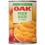 Oak Peaches In Syrup 410g