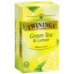 Twinings Green Tea With Lemon 100g (50pk)