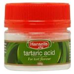 Hansells Tartaric Acid 100g