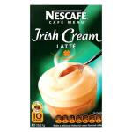 Nescafe Cafe Menu Coffee Mix Irish Cream Latte 170g box 10 sachets