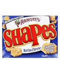 Arnott's Shapes Crackers Nacho Cheese 160g