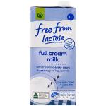 Free From Lactose Full Cream Milk 1l