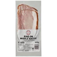 Value Middle Bacon Rind On 600g