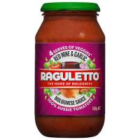 Raguletto Pasta Sauce Red Wine & Garlic 500g