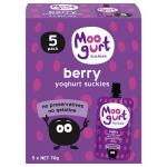 Moogurt Yoghurt Pouch Berry 350g (70g x 5pk)