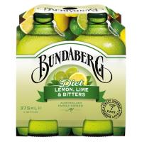 Bundaberg Lemon Lime & Bitters Diet 1500ml (375ml x 4pk)