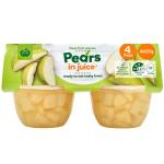 Countdown Fruit Snack Pears In Juice 500g (125g x 4pk)