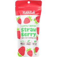 Nibblish Strawberries Gently Baked 80g