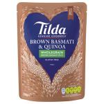 Tilda Steamed Rice Brown Basmati & Quinoa 250g