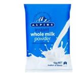 Alpine Milk Powder Whole 1kg