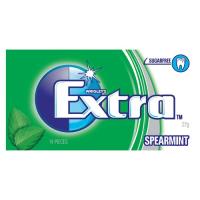 Wrigley's Extra Chewing Gum Spearmint 14 Pieces Envelope 27g