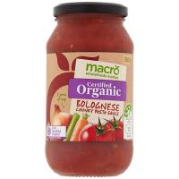 Macro Organic Pasta Sauce Bolognese 500g