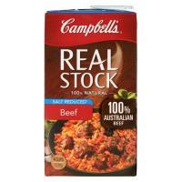 Campbells Real Stock Stock Beef Salt Reduced 1l