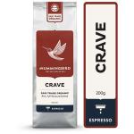 Hummingbird Crave Organic Espresso Grind Coffee 200g