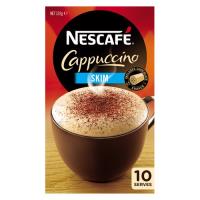 Nescafe Cafe Menu Coffee Mix Skim Cappuccino box 10 sachets