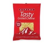 Alpine Cheese Grated Tasty 550g