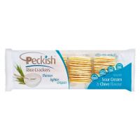Peckish Thins Rice Crackers Sour Cream & Chives 100g