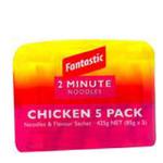 Fanta stic 2 Minute Instant Noodles Multi Pack Chicken 425g (85g x 5pk)