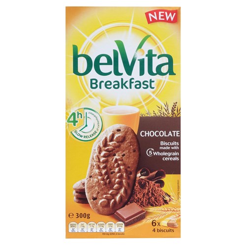 Belvita Breakfast Bars Chocolate 300g