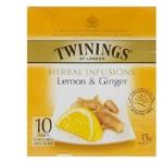 Twinings Herbal Infusions Lemon & Ginger 15g (10pk)